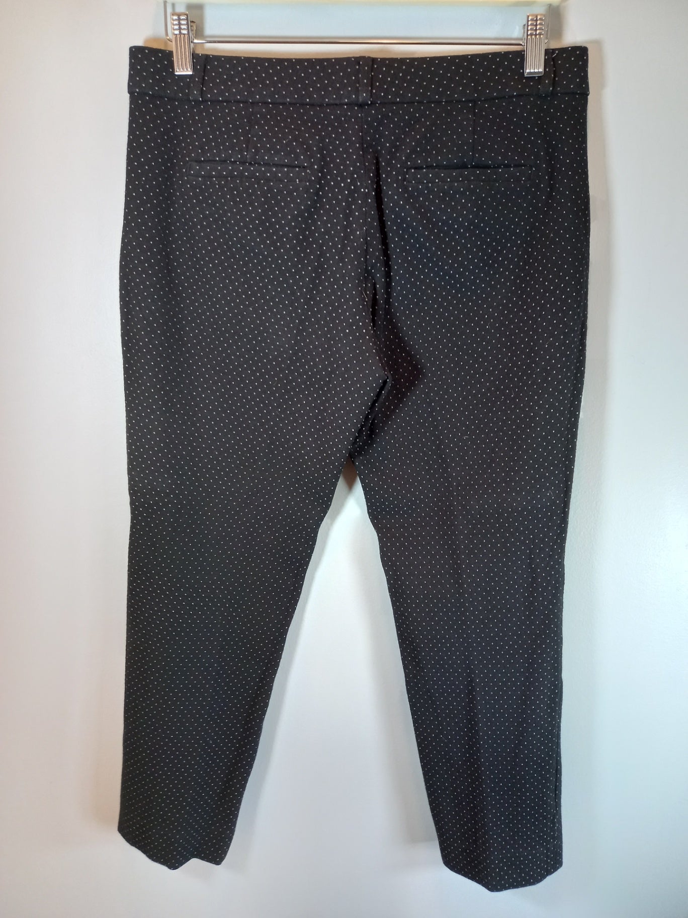 Banana Republic sloan black polka-dot pants - SZ 8