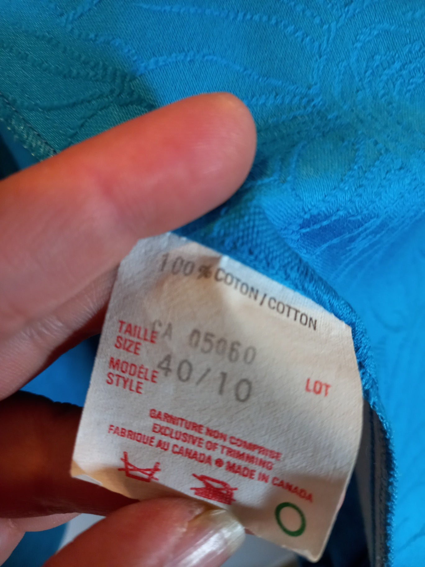 Marcella Priani vintage teal blazer - SZ 10 (Minor Flaw)