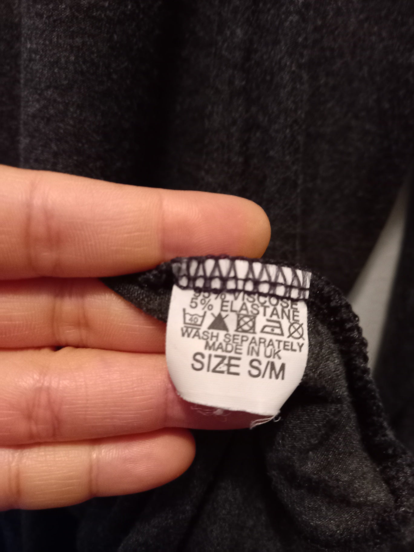Graffic Dark Grey Cardigan - Medium