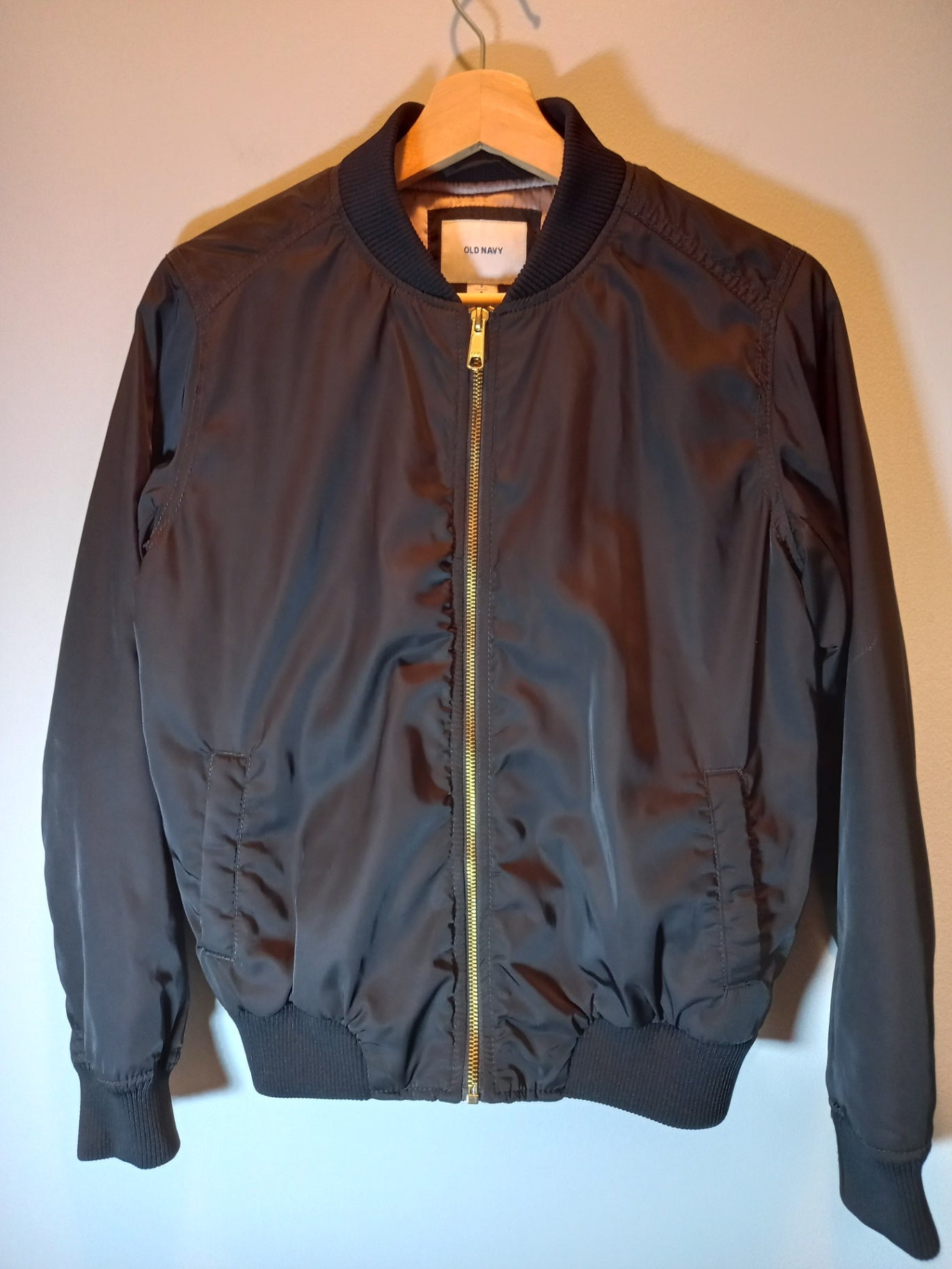 Old Navy Black Bomber Jacket - Small