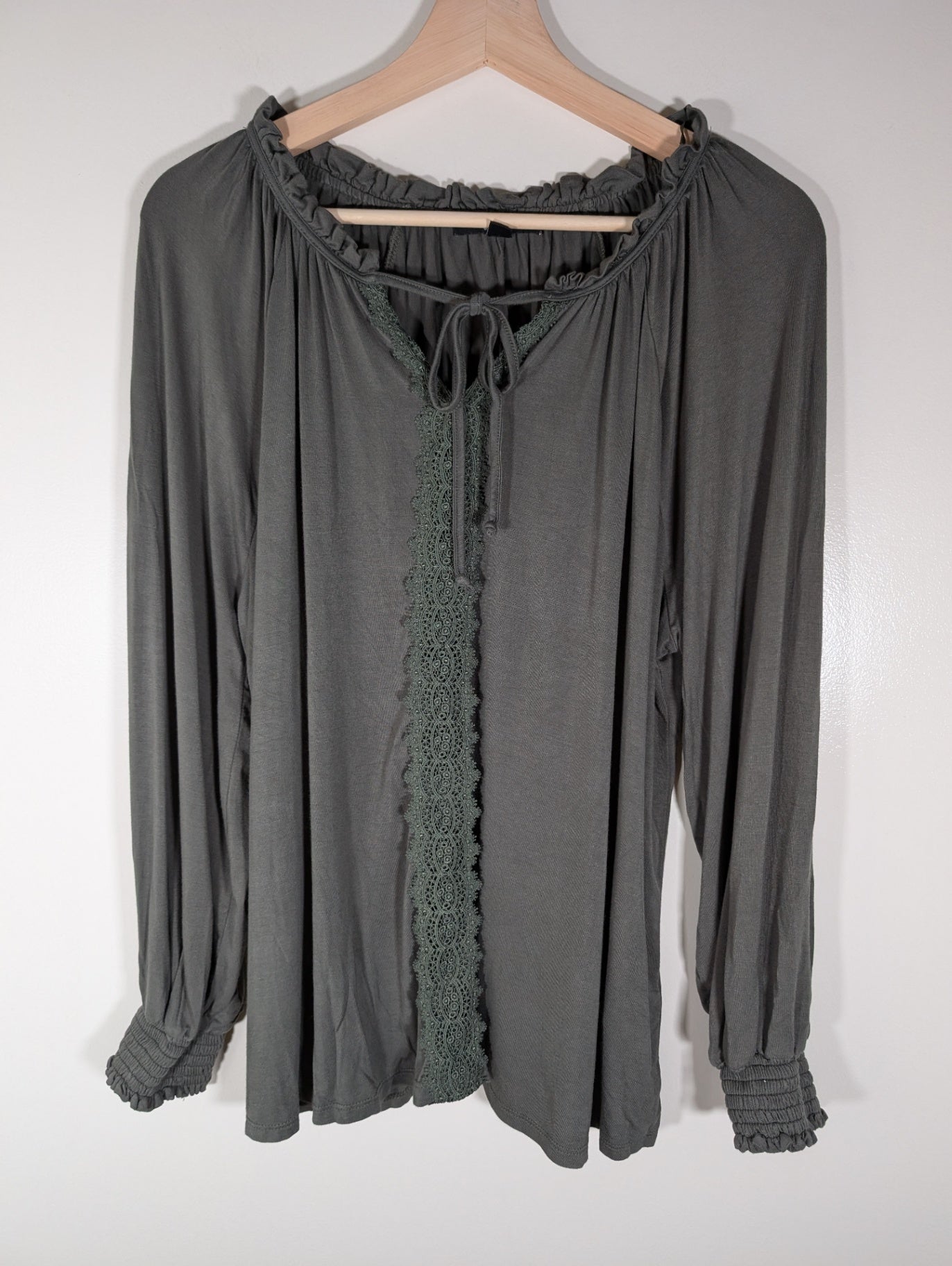 Cable & Gauge green tunic - SZ 1X
