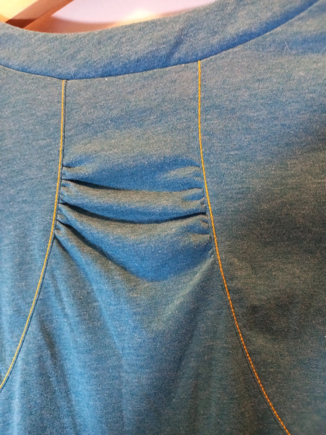 Mountain Equipment Co-Op teal long-sleeve - Medium