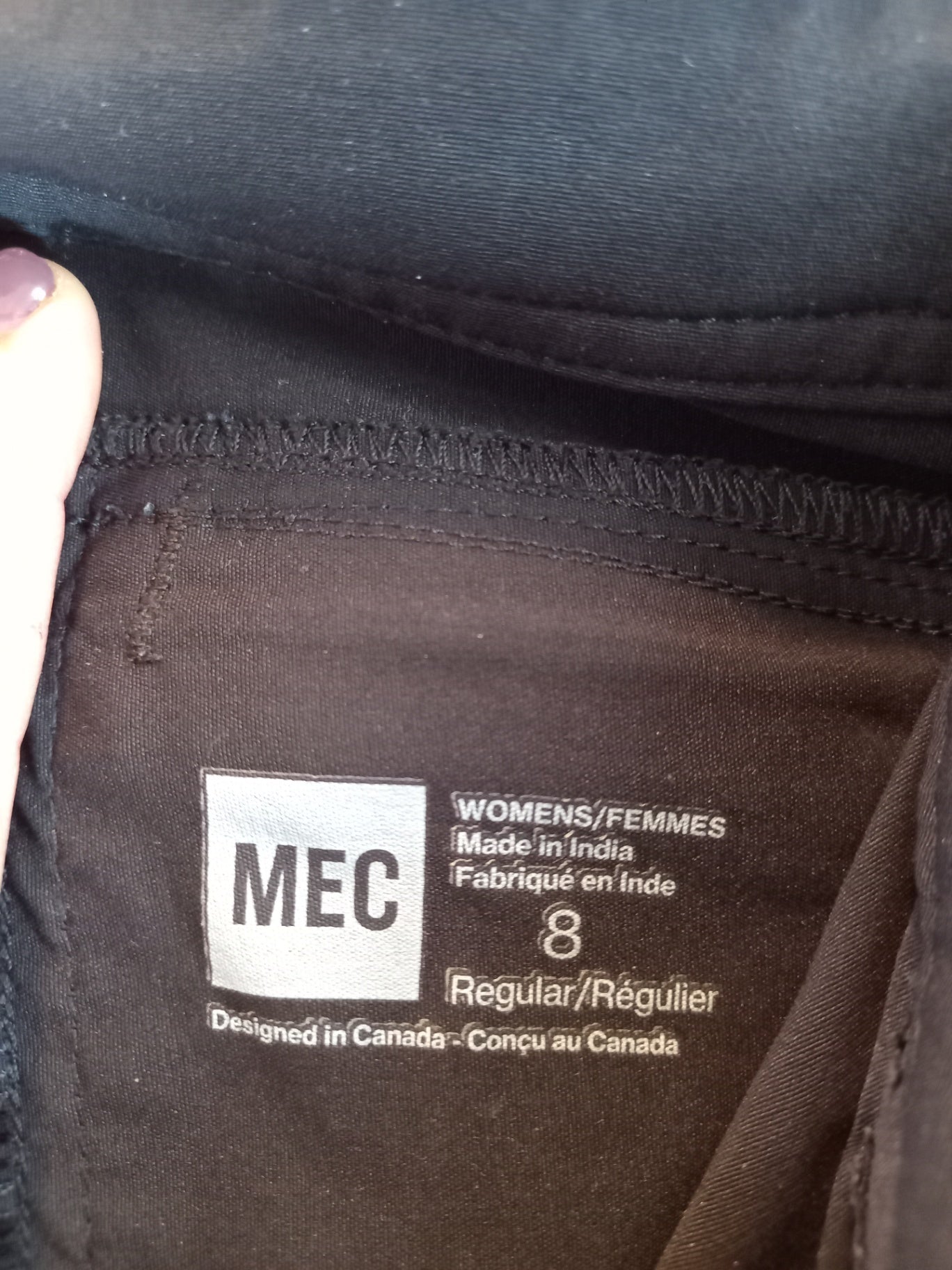 MEC black utility pants - SZ 8