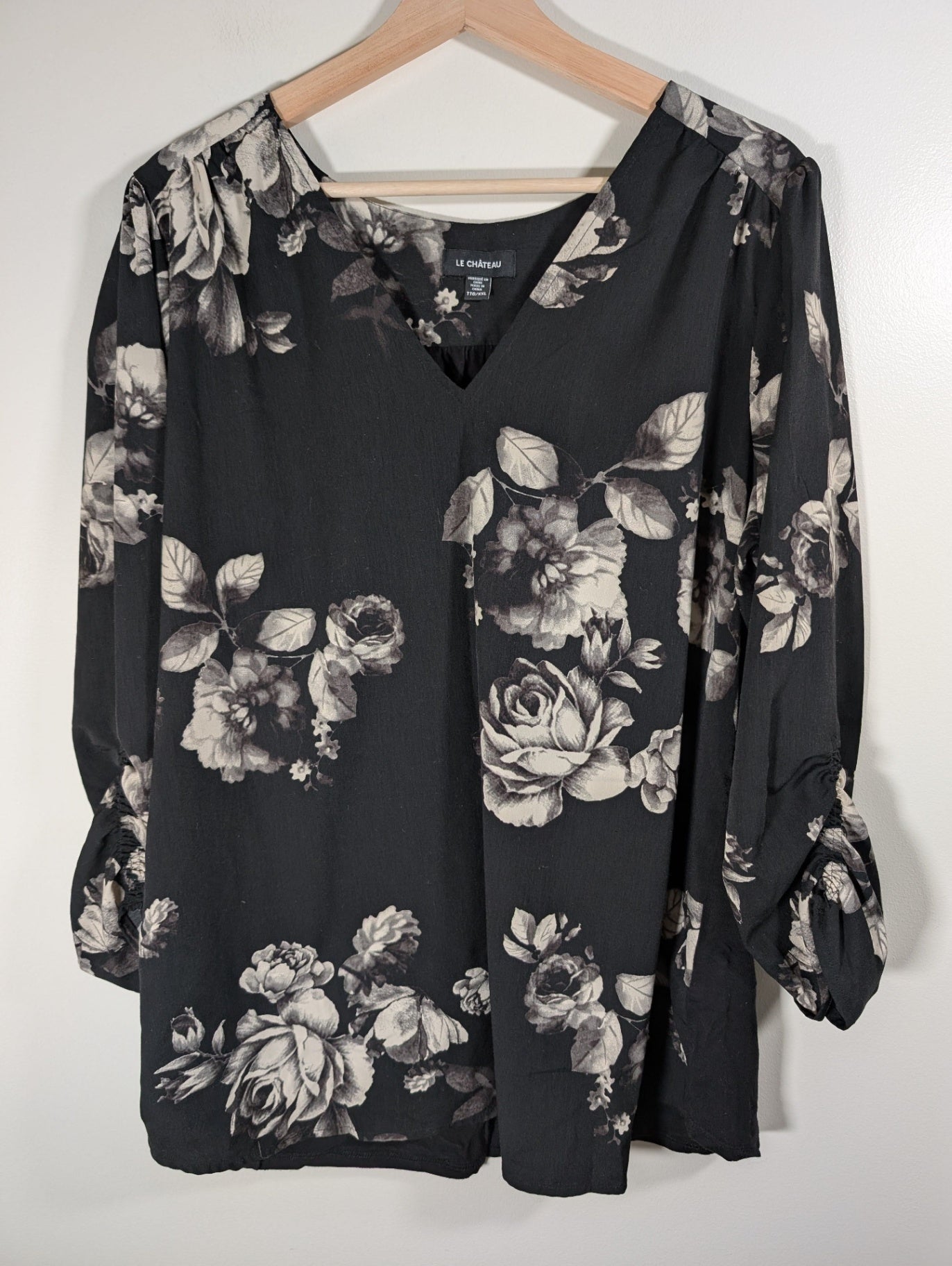 Le Chateau Floral Blouse - XXL