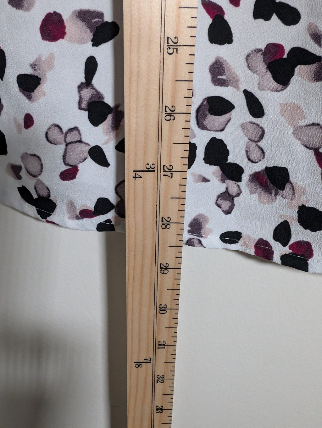 Dalia petal print blouse - appears 2XL