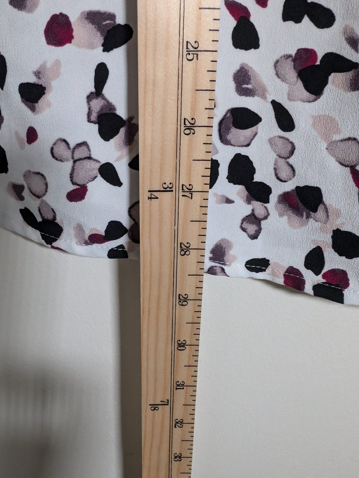 Dalia petal print blouse - appears 2XL