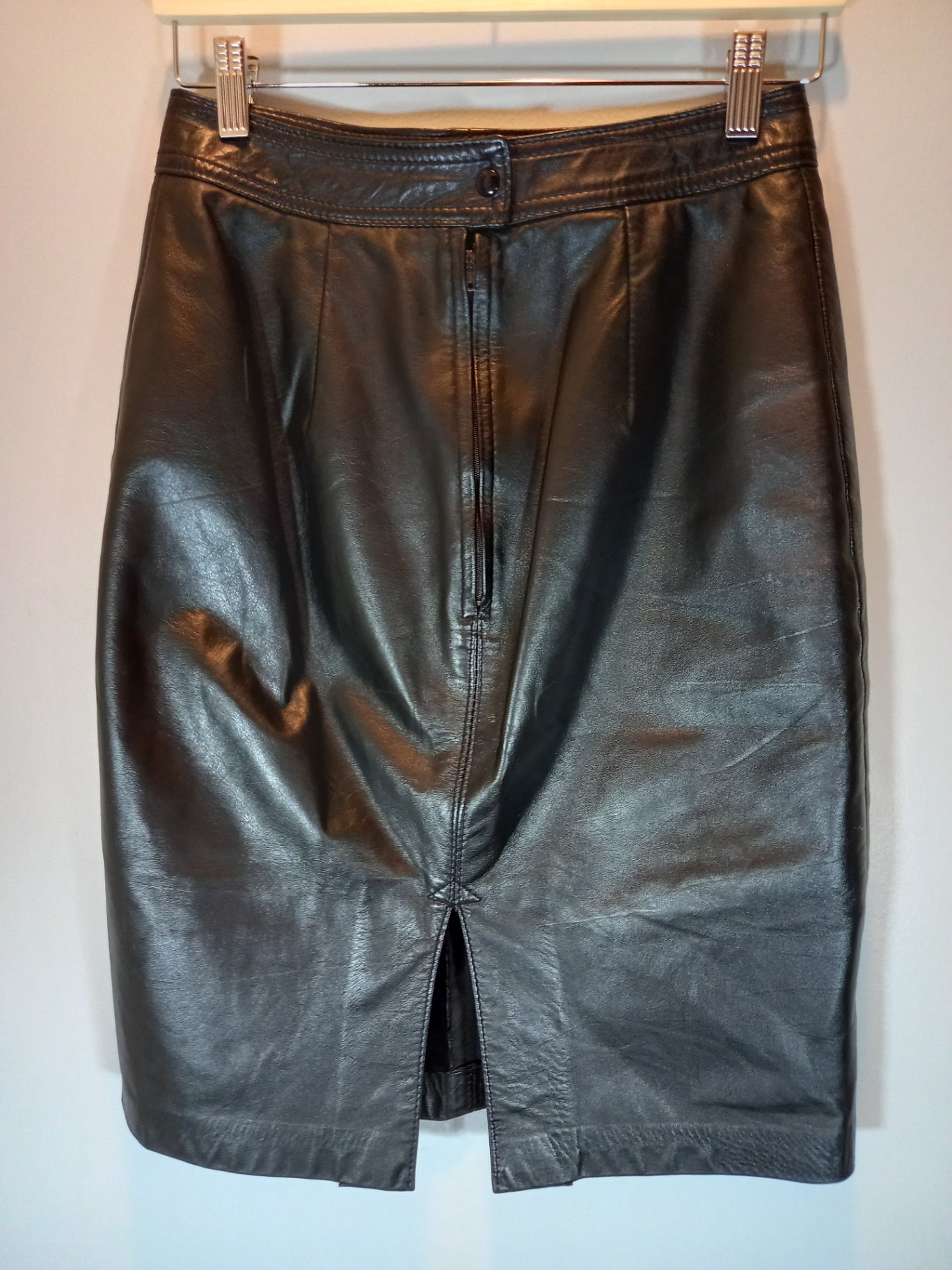The Leather Ranch black pencil skirt - Medium