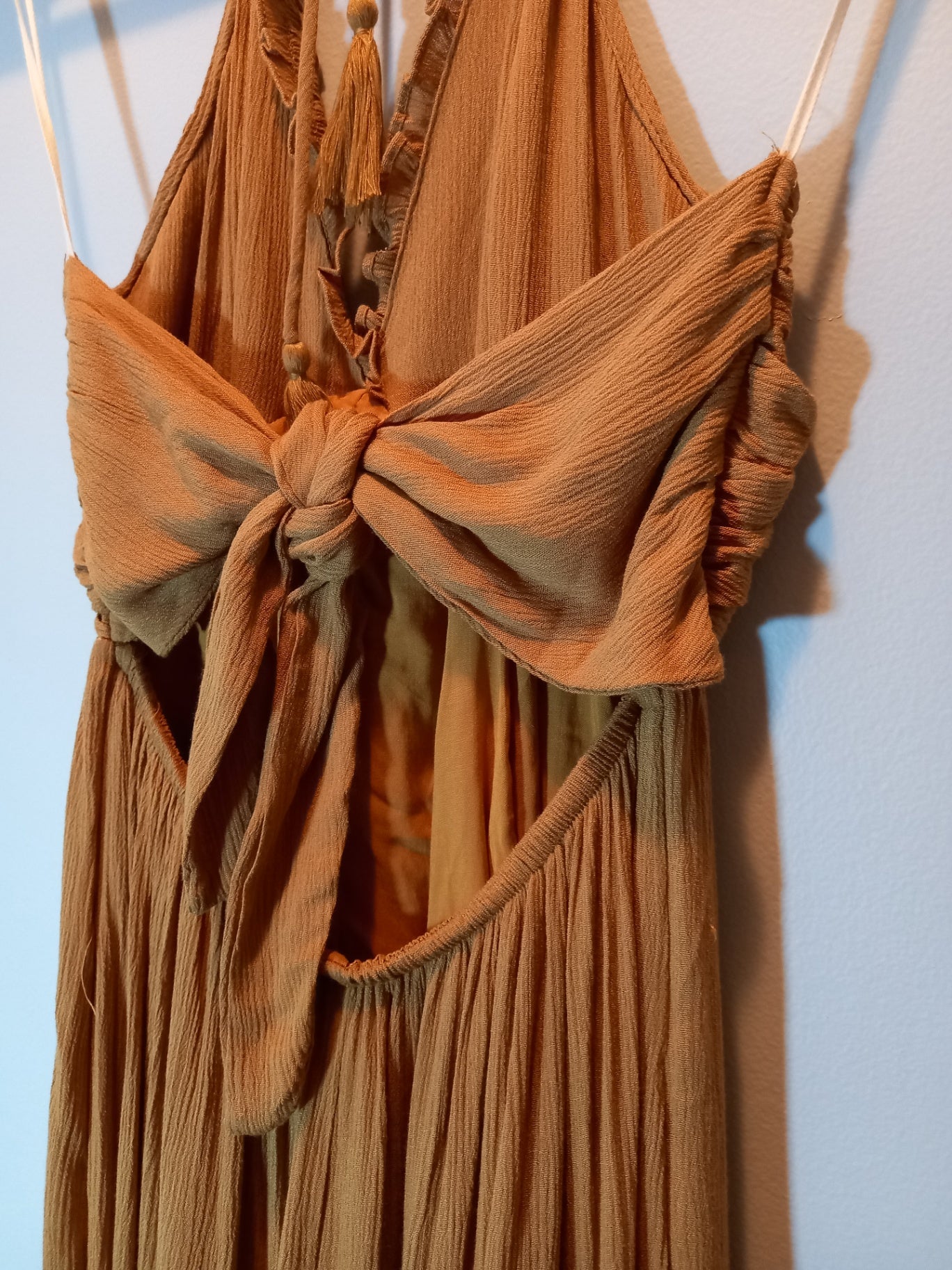 Mustard Seed gold jumpsuit - Small
