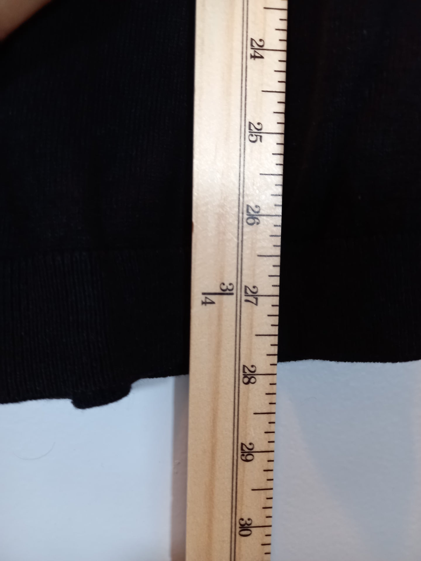 Ricki's black bow sweater - Medium