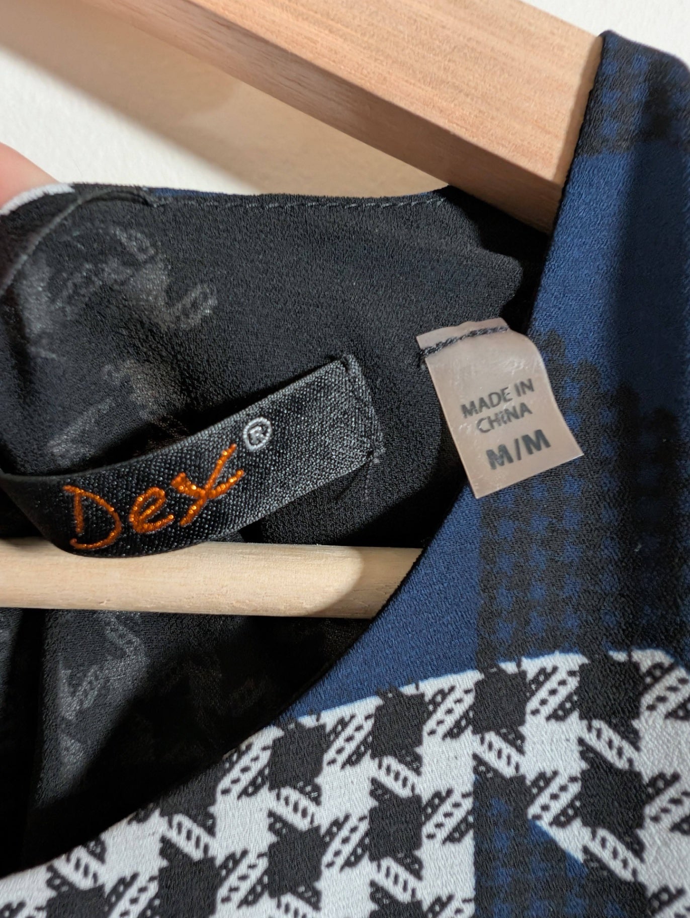 Dex Geometric Blouse - Medium