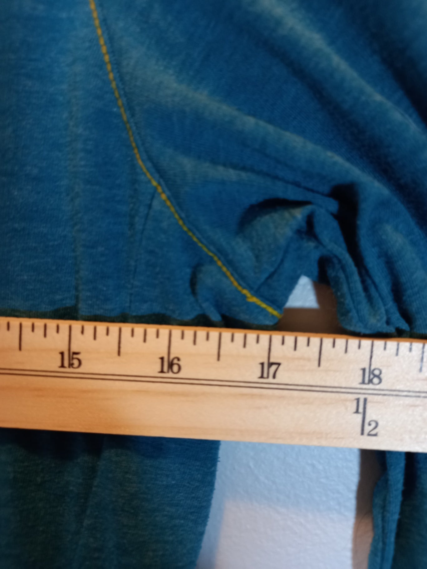 Mountain Equipment Co-Op teal long-sleeve - Medium