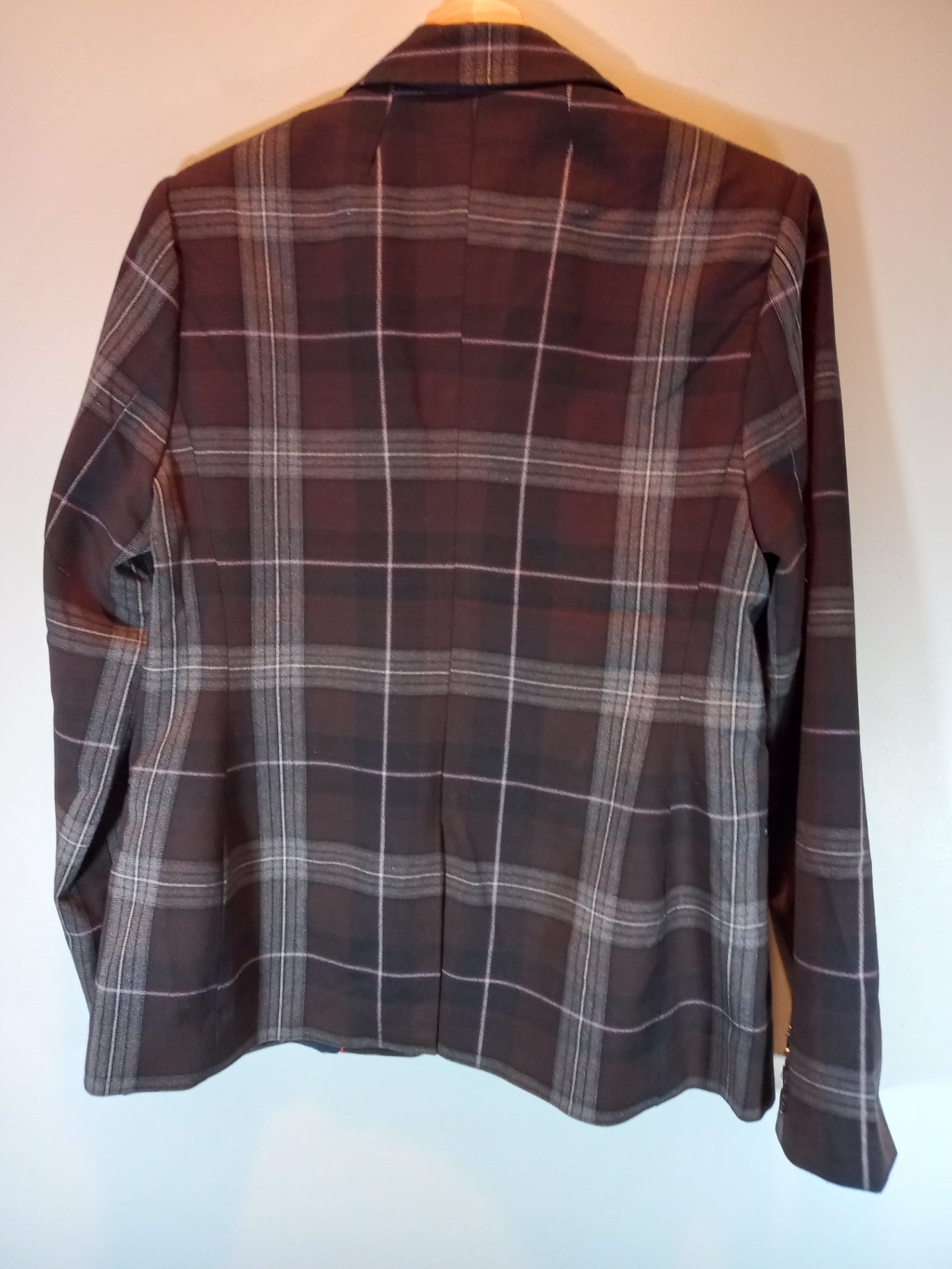 Philosophy Plaid Blazer Sz 8