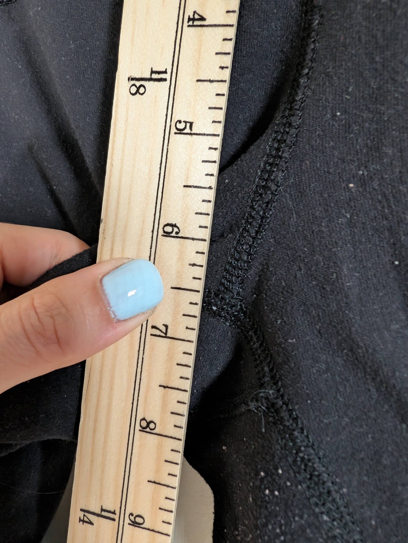 Lululemon black crop leggings - SZ 6