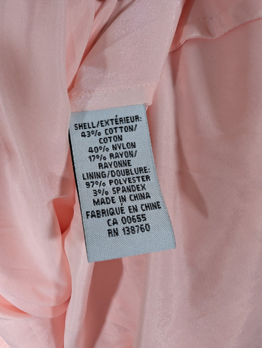 RW&Co. Peach Lace Dress - SZ 6