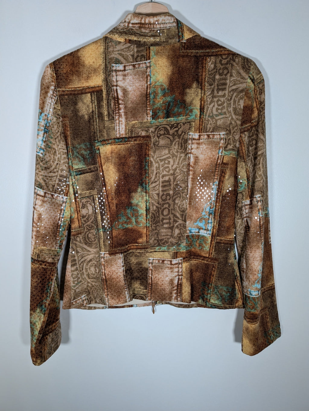 Joseph Ribkoff Brown Sequin Jacket - SZ 6