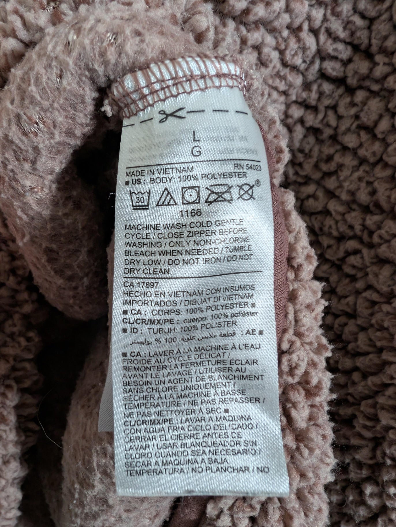 Old Navy sherpa half-zip - Large