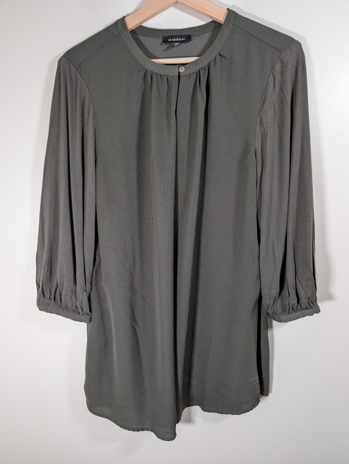 Le Chateau Green Blouse - XXL