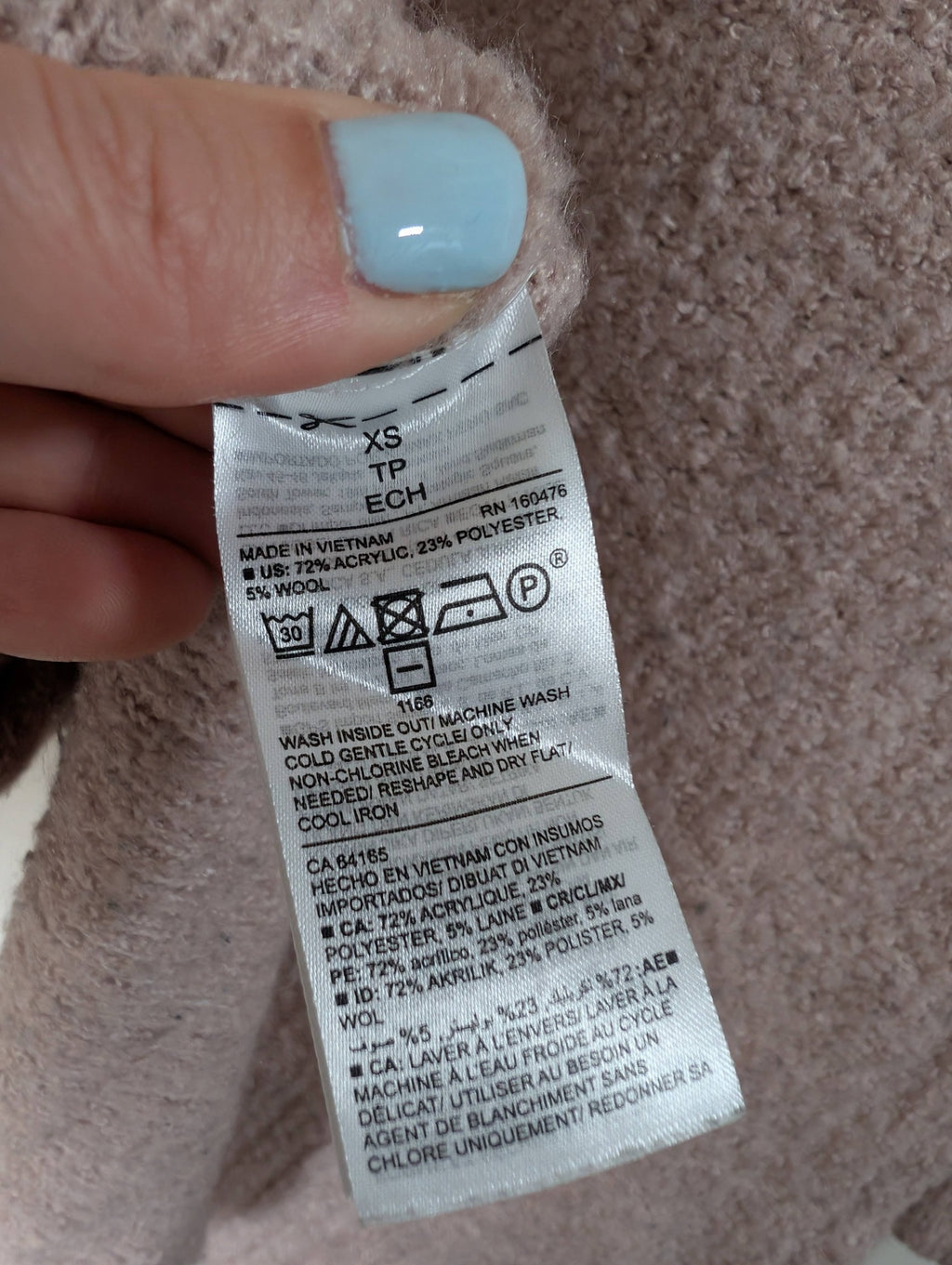 Old Navy purple wool-blend cardigan - XS