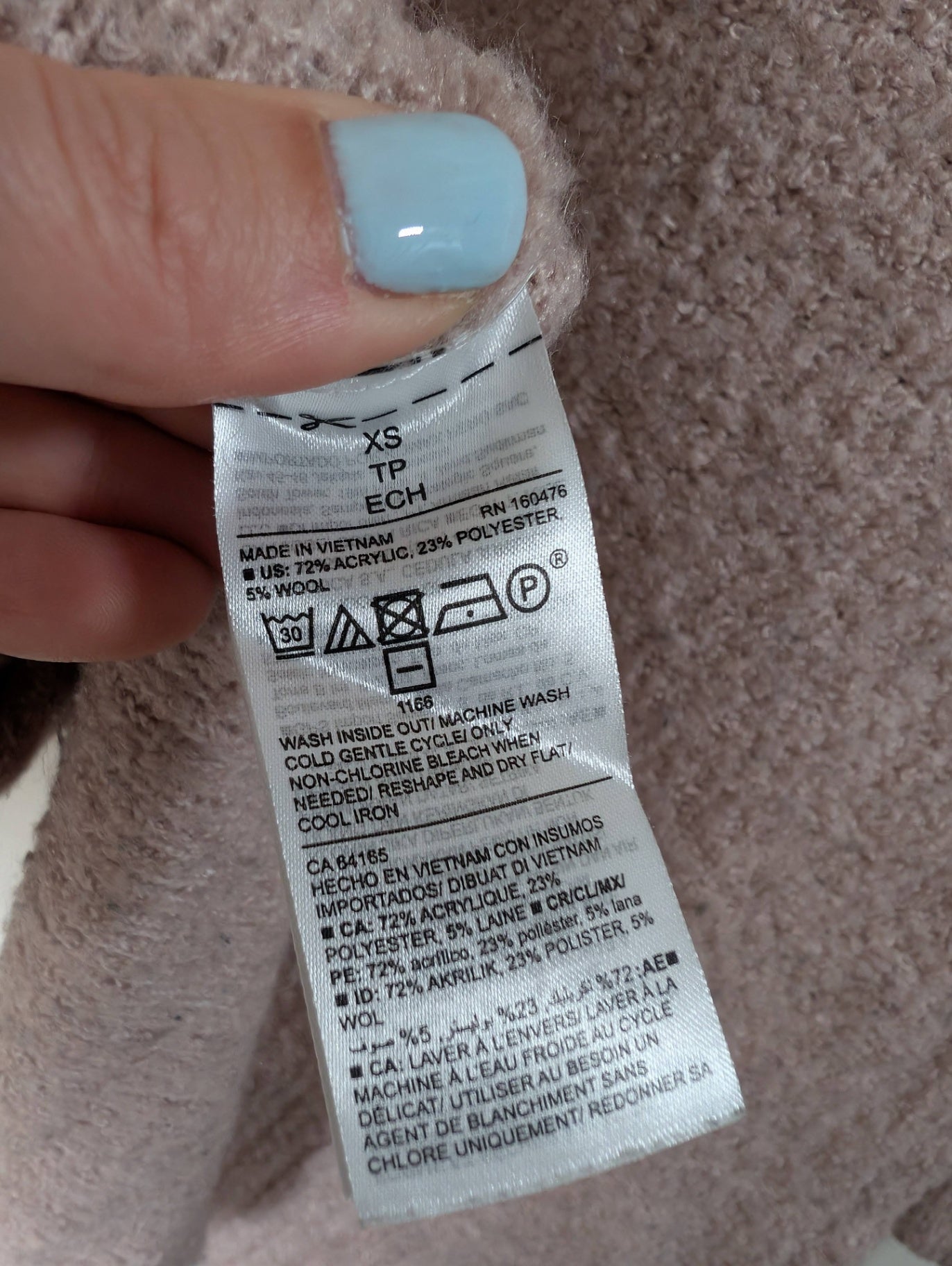 Old Navy purple wool-blend cardigan - XS