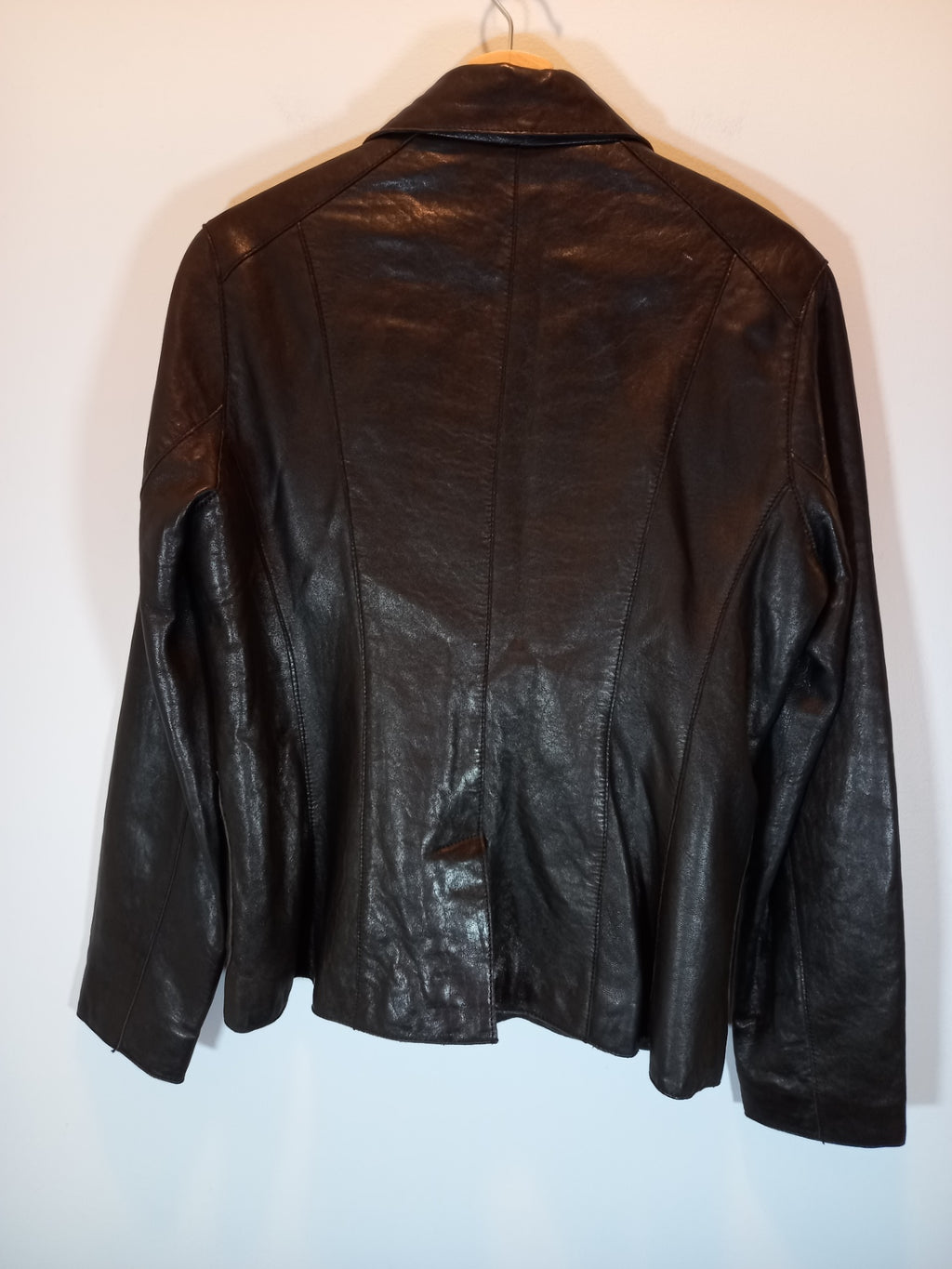 Marc New York black leather jacket - Large