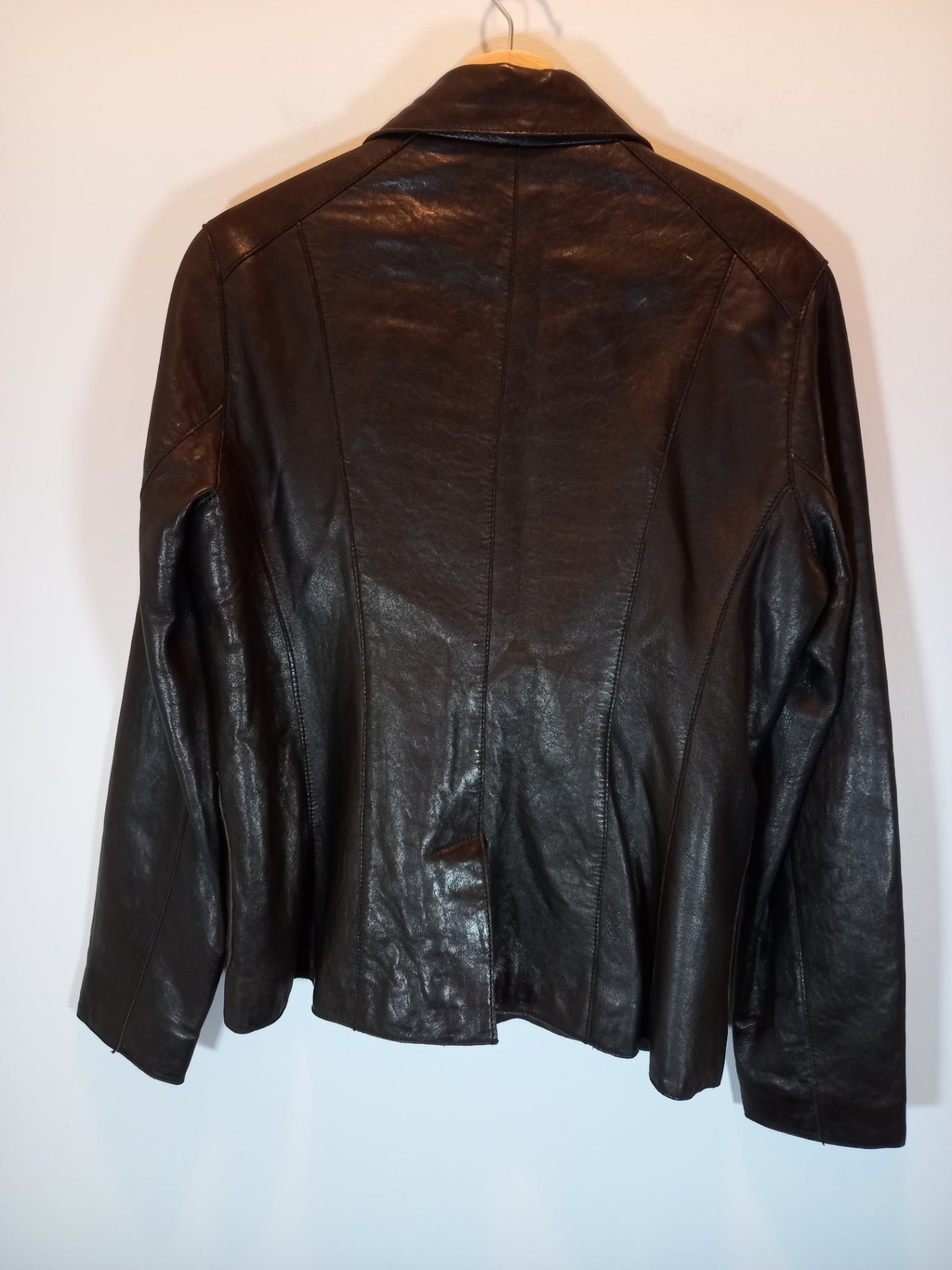 Marc New York black leather jacket - Large