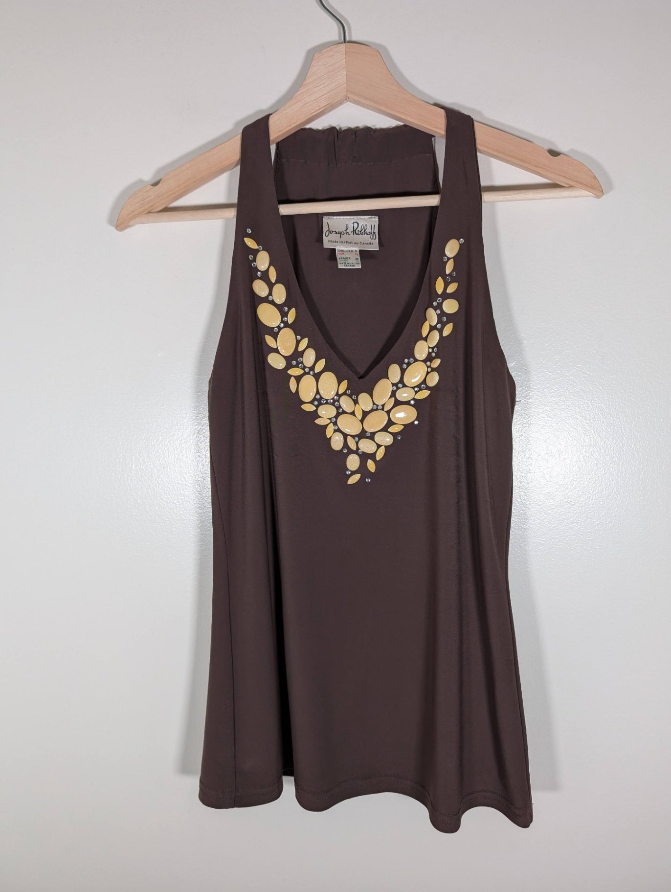 Joseph Ribkoff Embellished Sleeveless Blouse - SZ 6