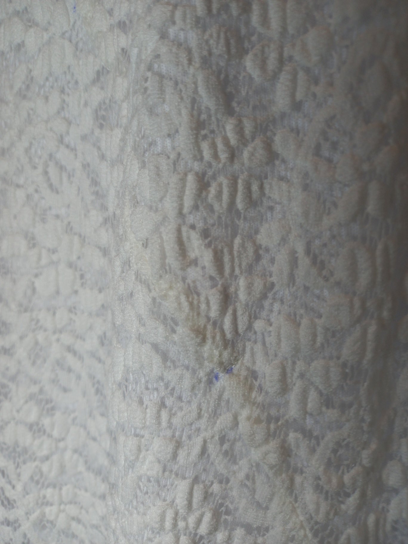 NWT Stradivarius white lace maxi dress - Small (Minor flaw)