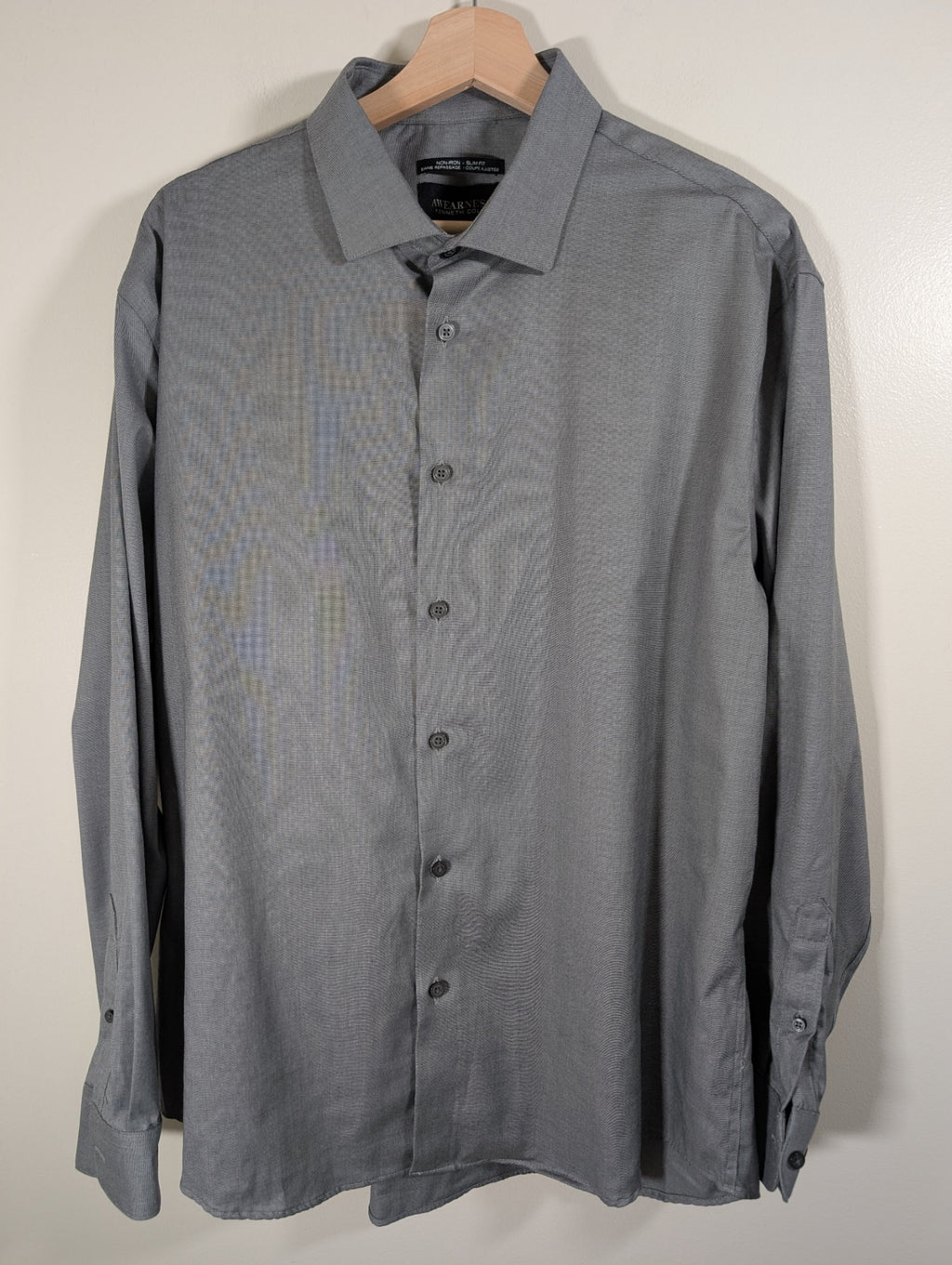 Kenneth Cole Slim Fit Awearness Button up - 17 1/2