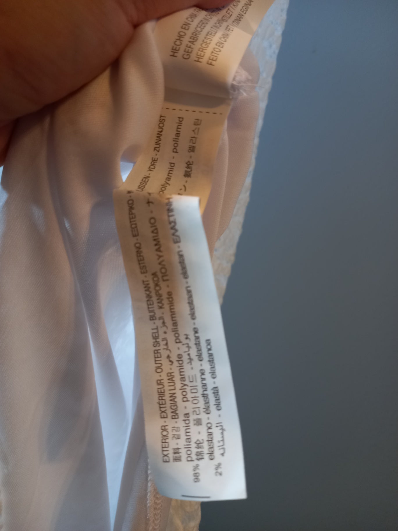 NWT Stradivarius white lace maxi dress - Small (Minor flaw)