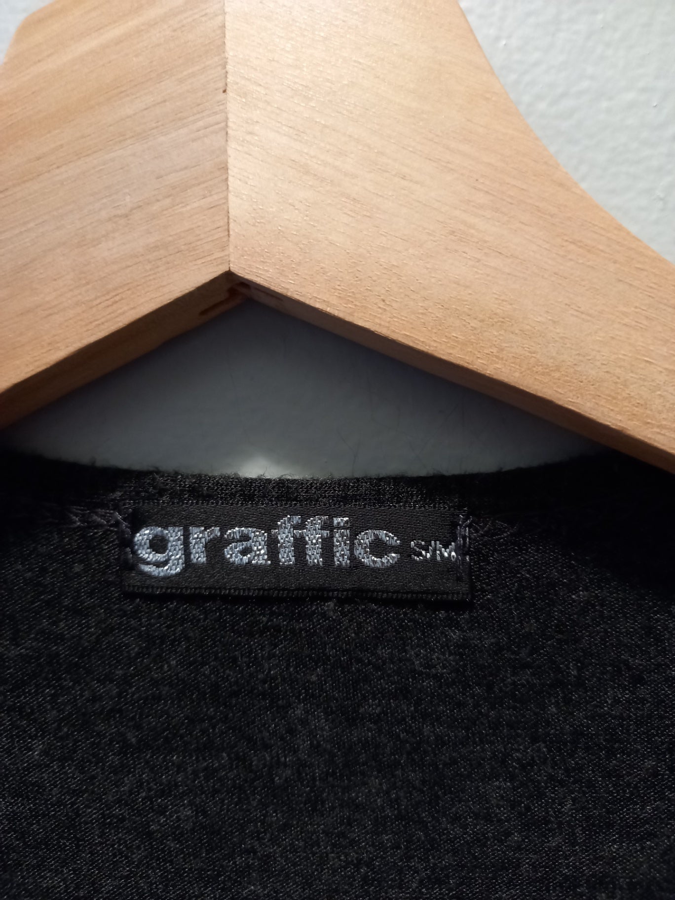Graffic Dark Grey Cardigan - Medium