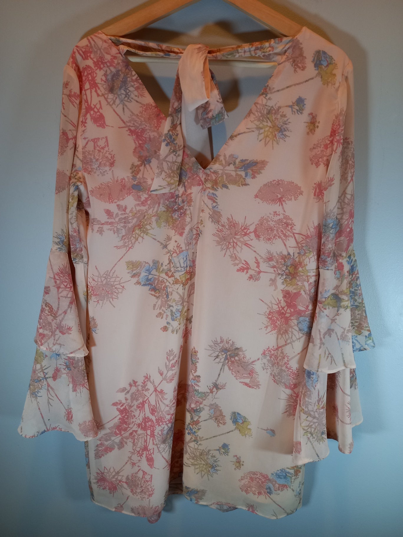 BCBGeneration Pink Floral Dress - Small