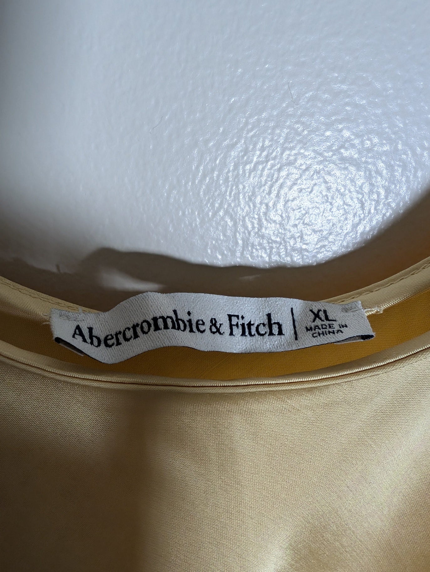Abercrombie & Fitch Yellow Blouse - XL