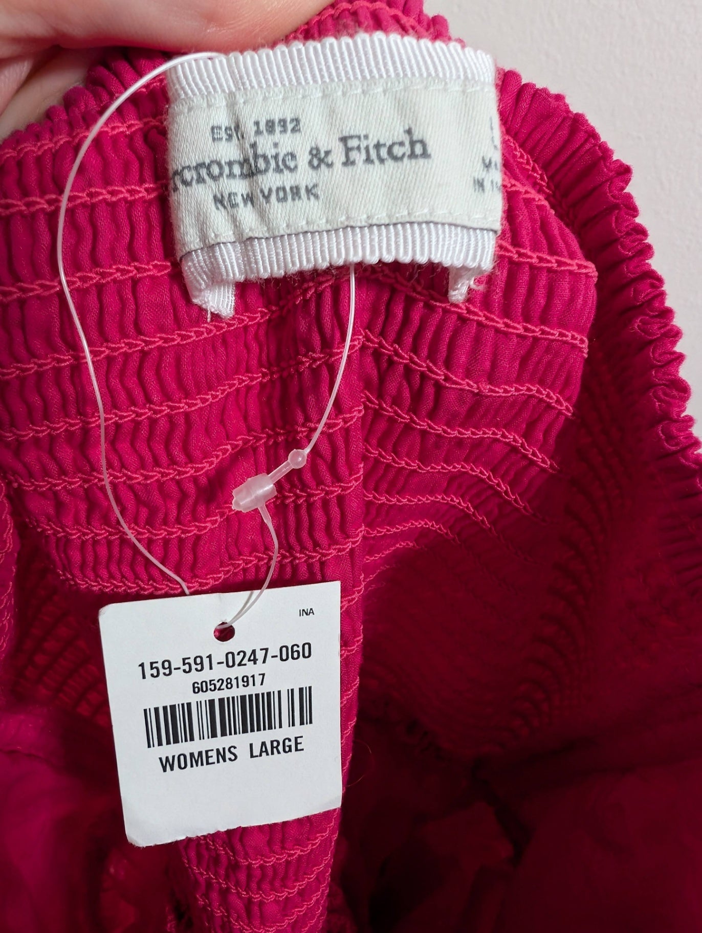 NWT Abercrombie & Fitch strapless dress - Large