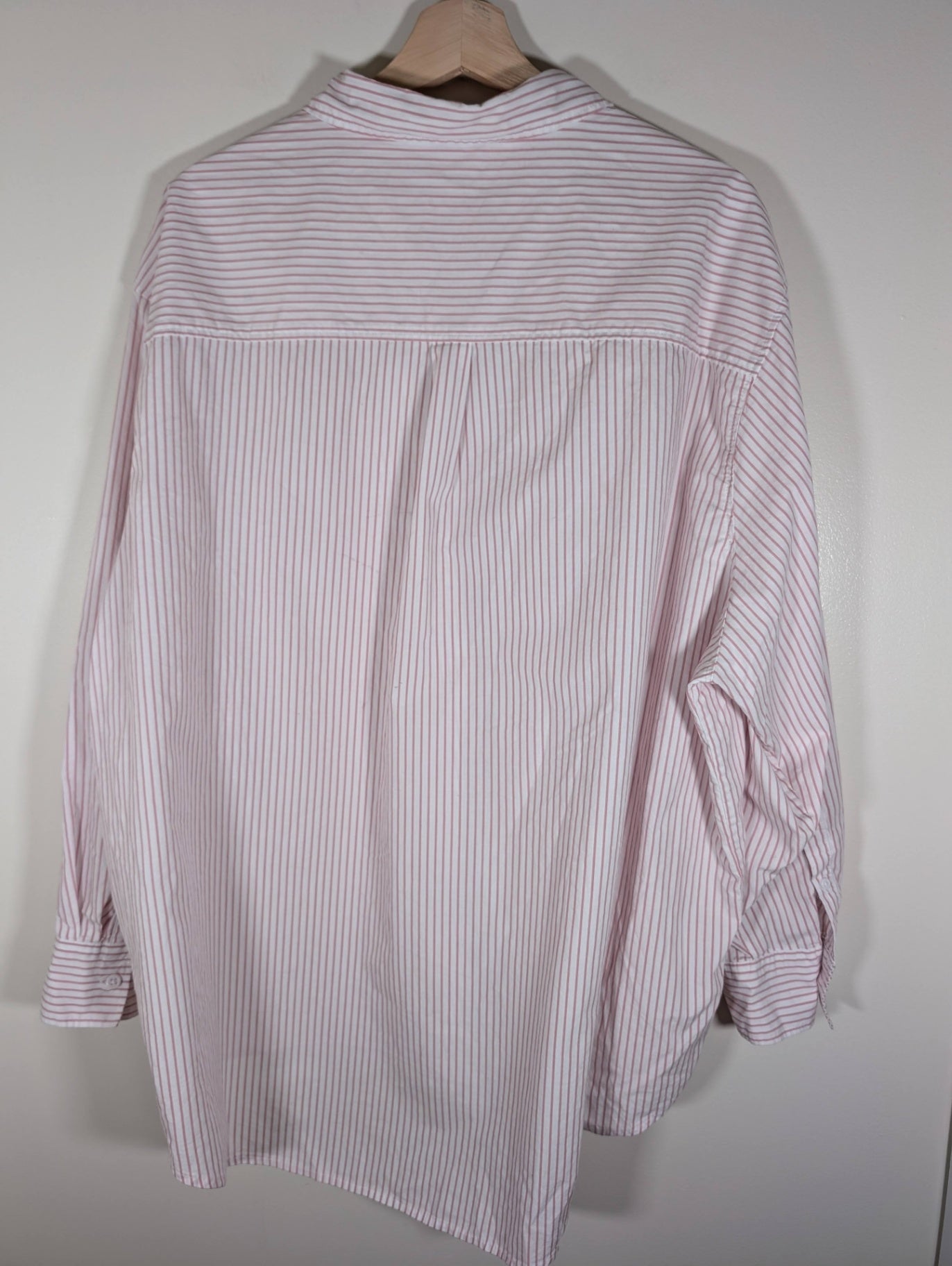 George Pink Striped Button-down - 2XL (Minor Flaw)