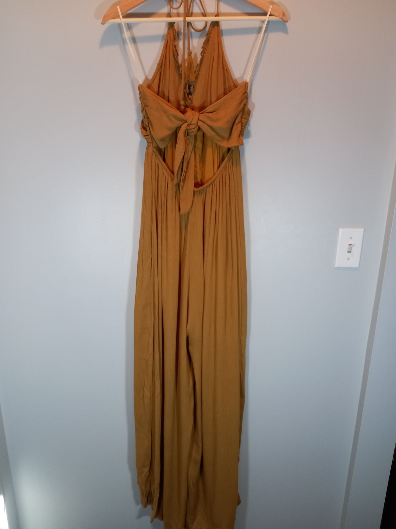 Mustard Seed gold jumpsuit - Small
