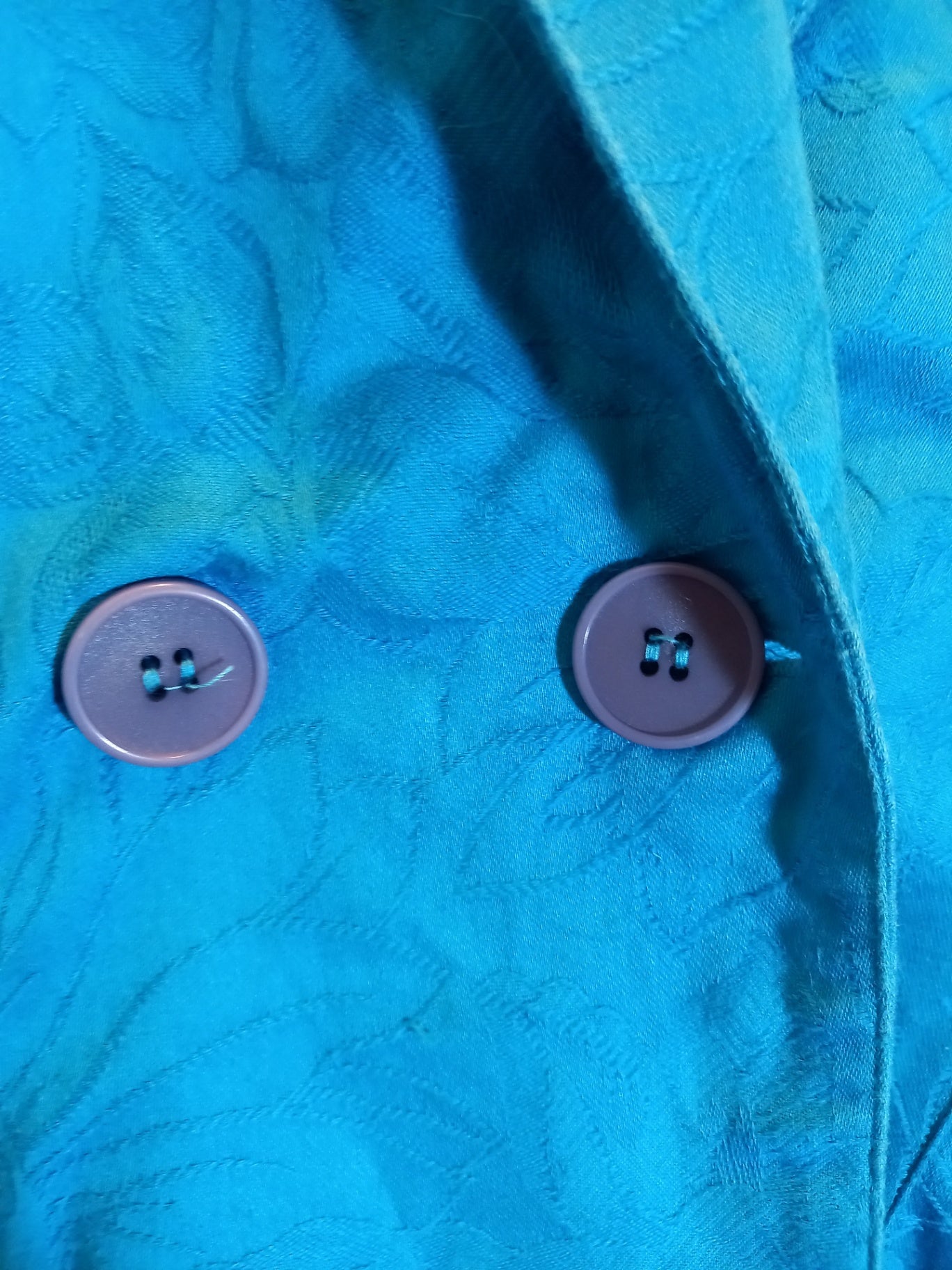 Marcella Priani vintage teal blazer - SZ 10 (Minor Flaw)