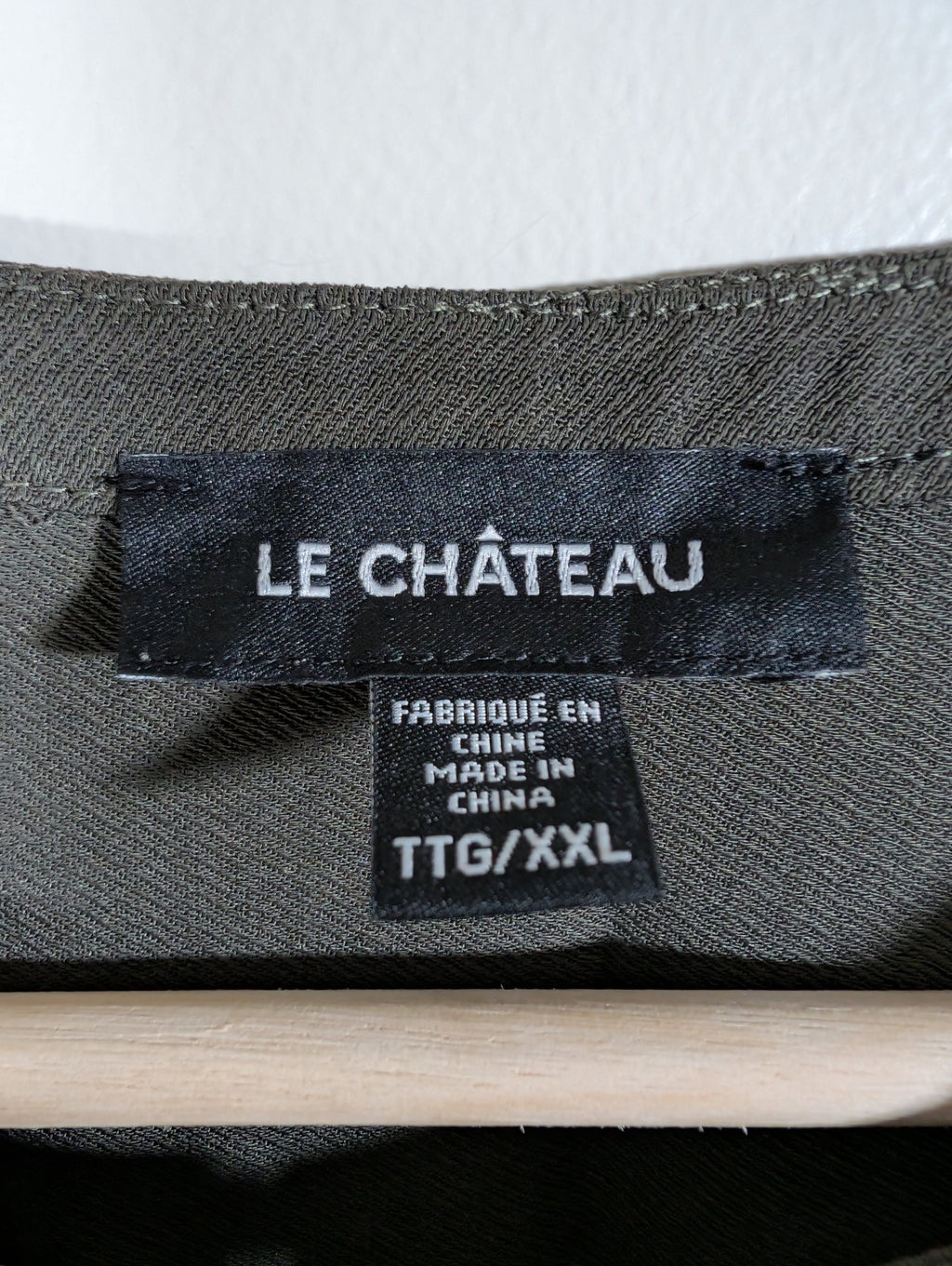 Le Chateau Green Blouse - XXL
