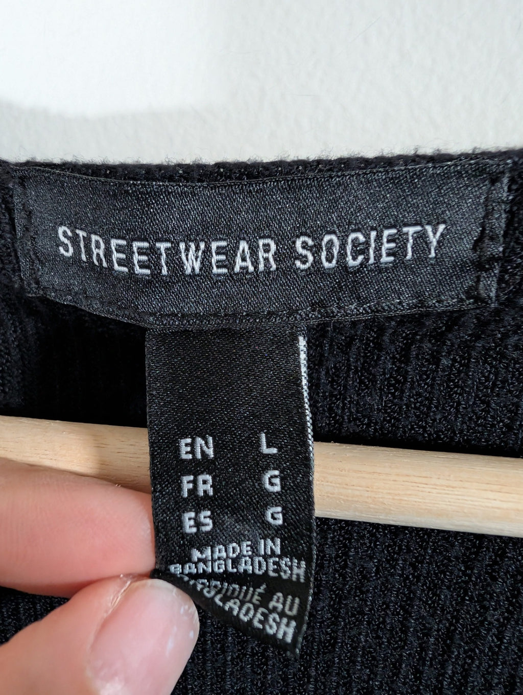 Streetwear Society puff shoulder sweater - Large