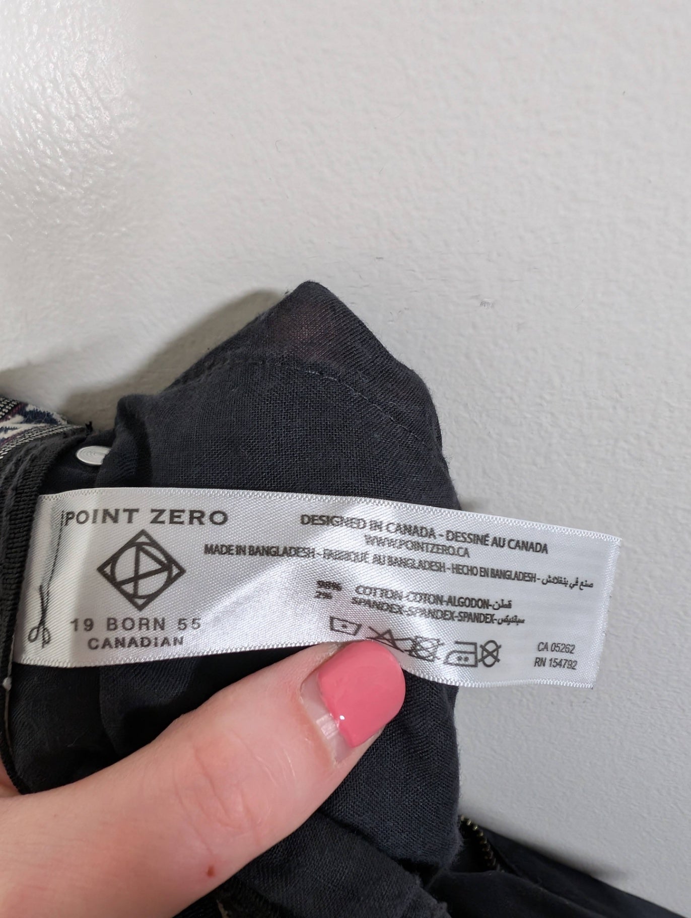 Point Zero Slim Fit Pants - SZ 36