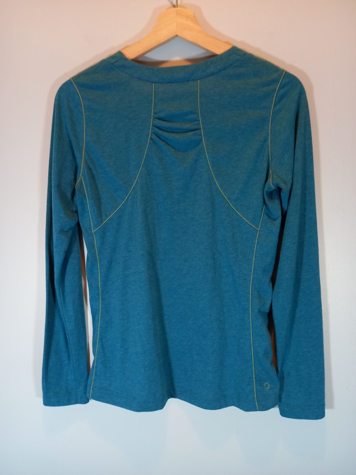 Mountain Equipment Co-Op teal long-sleeve - Medium