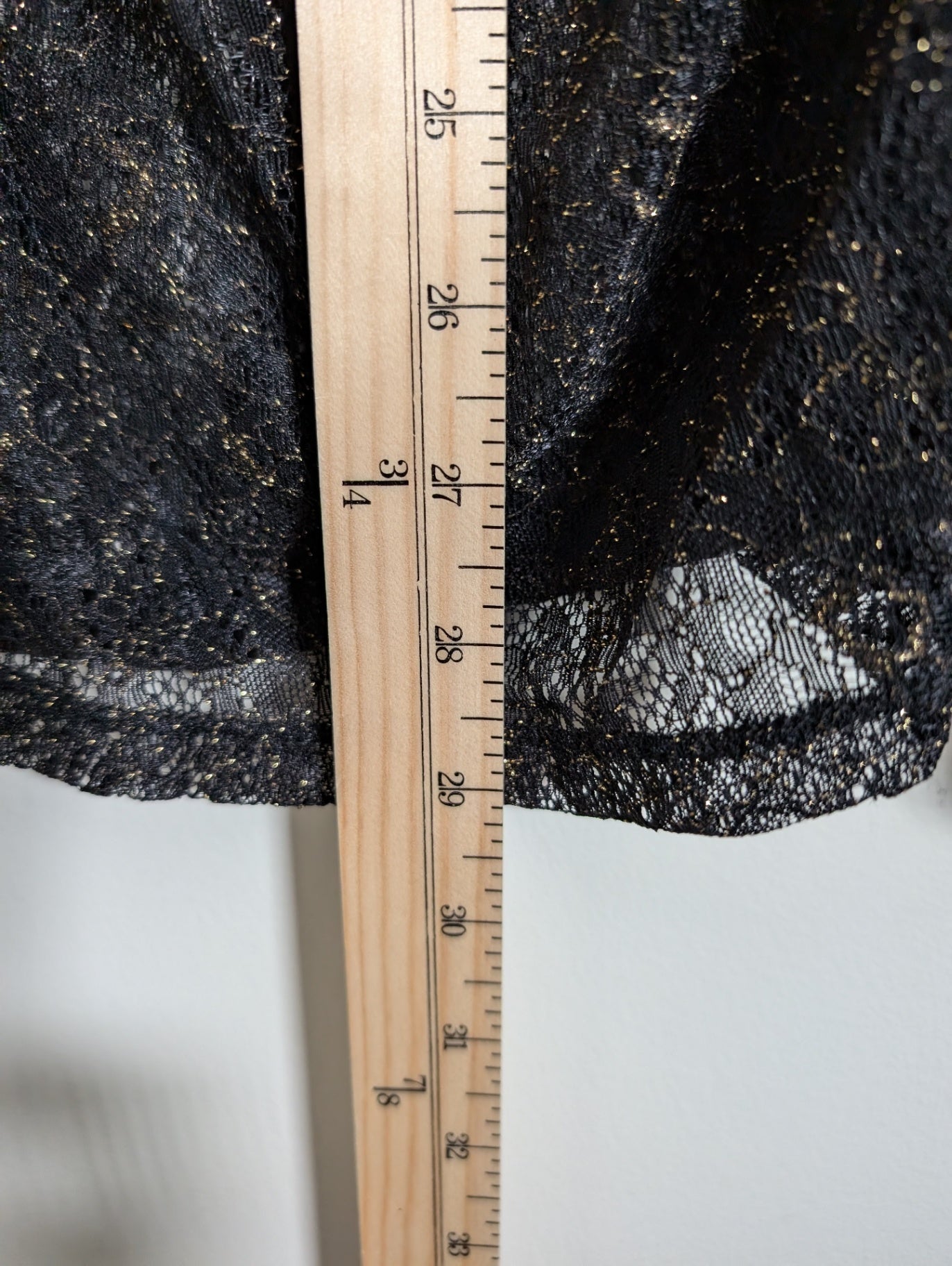 NWT Dex Glitter Black Lace Blouse - 3XL