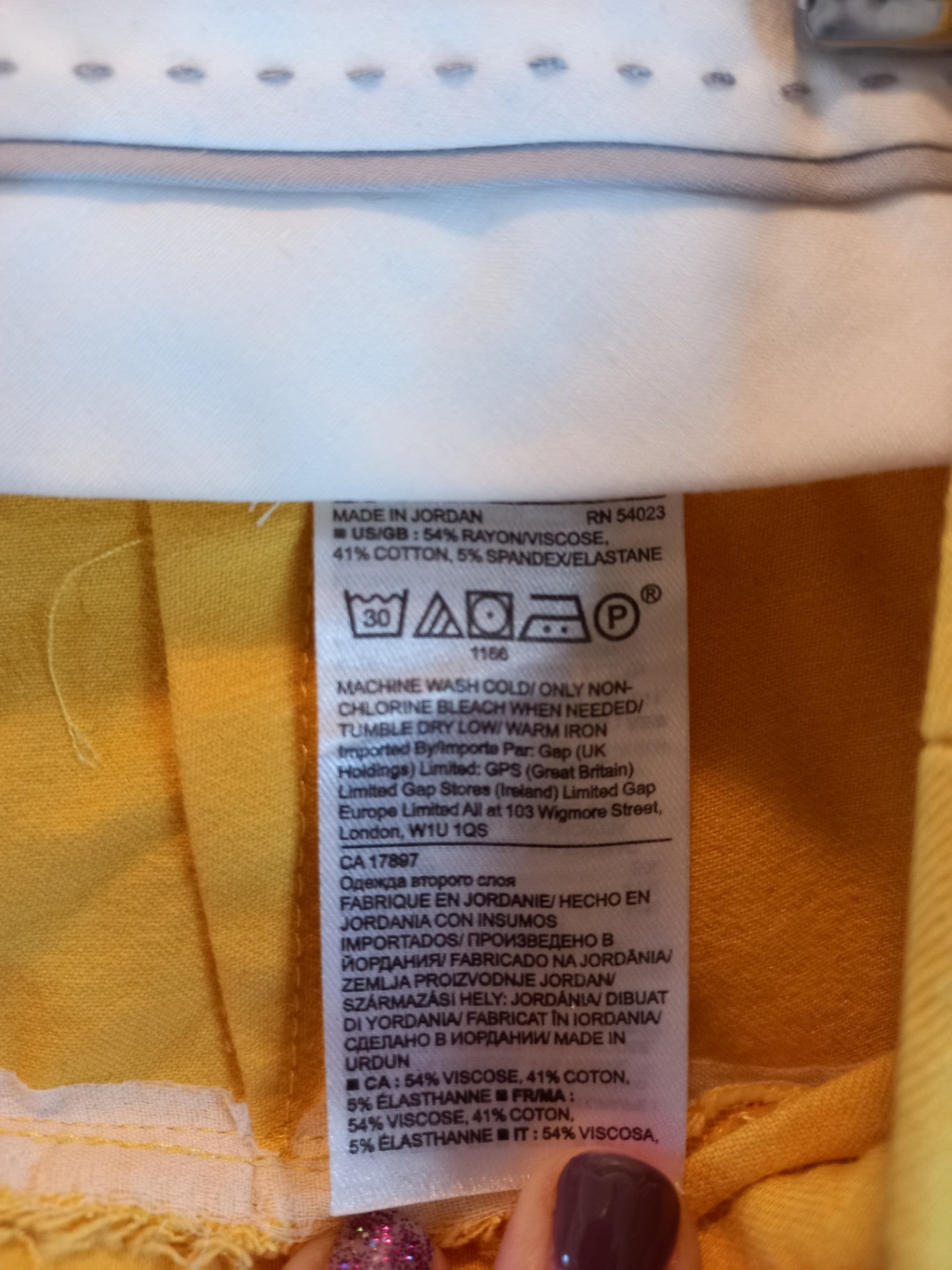 Banana Republic sloan yellow pants - SZ 8