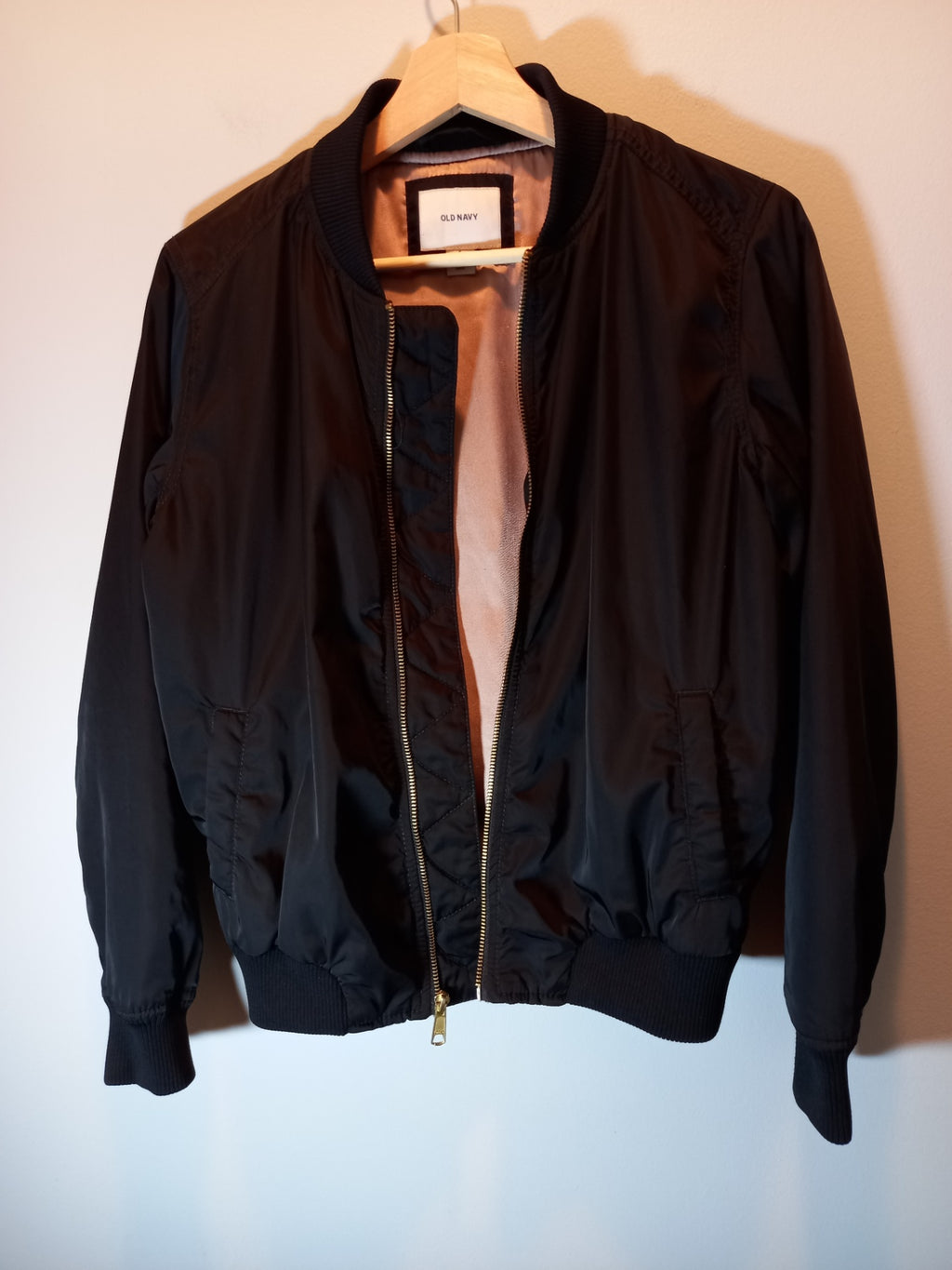 Old Navy Black Bomber Jacket - Small