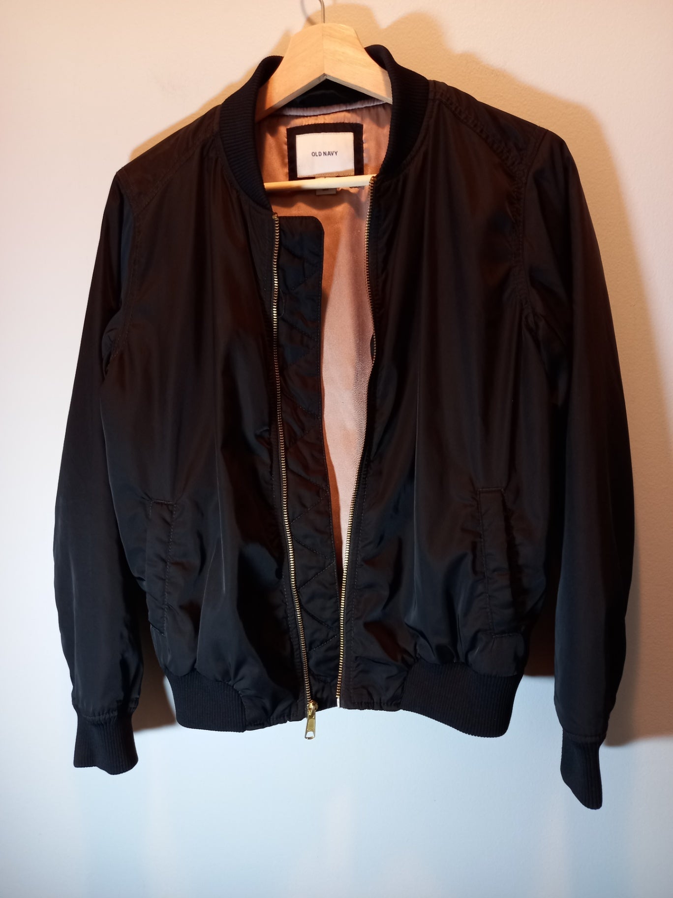 Old Navy Black Bomber Jacket - Small