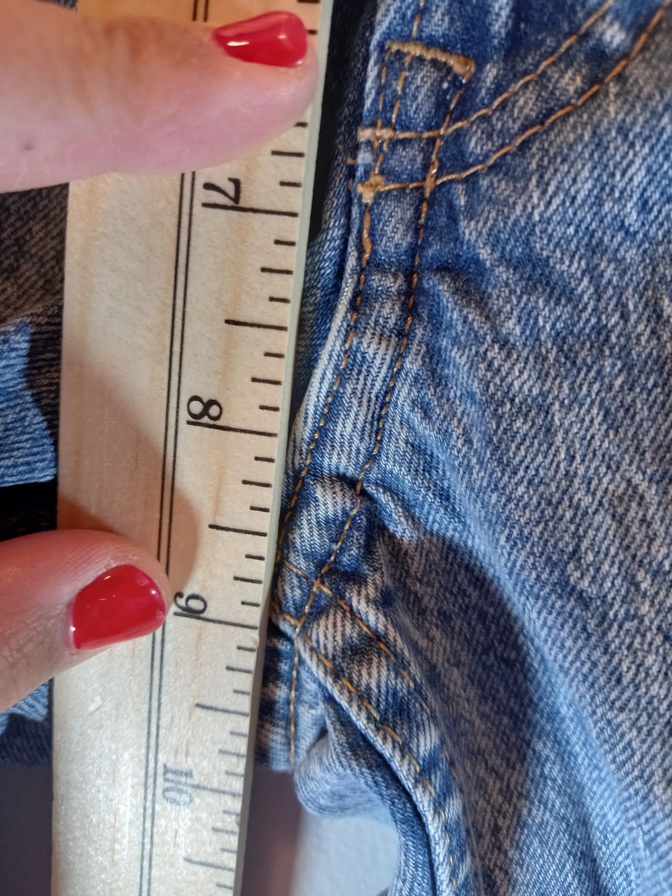 &Denim slim straight jeans - SZ 0