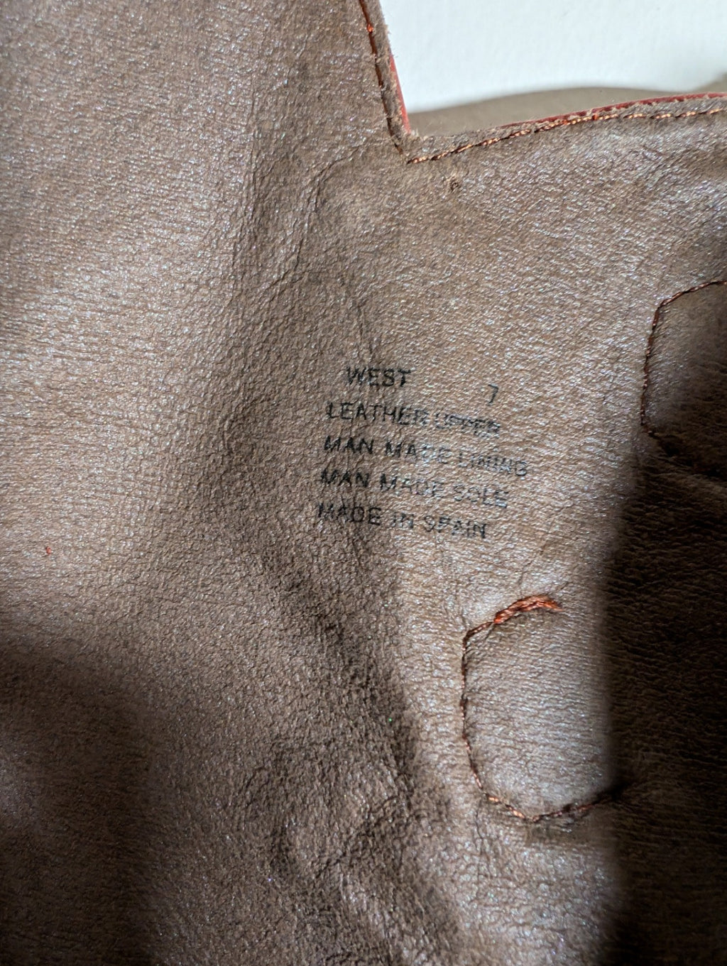 Unknown brand leather boots - SZ 7 (Minor Flaw)