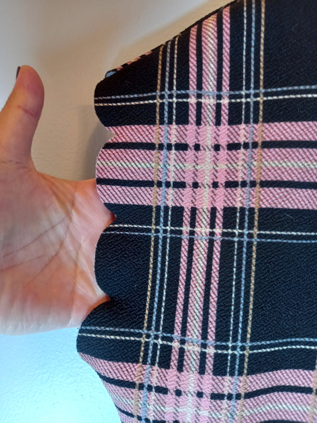 Mandy Evans pink plaid blouse - Small