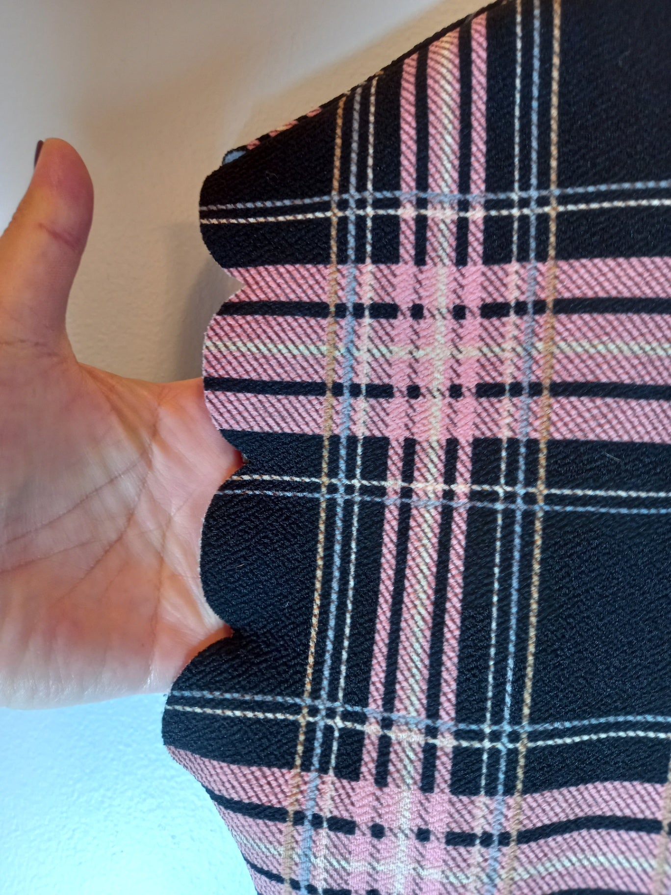 Mandy Evans pink plaid blouse - Small