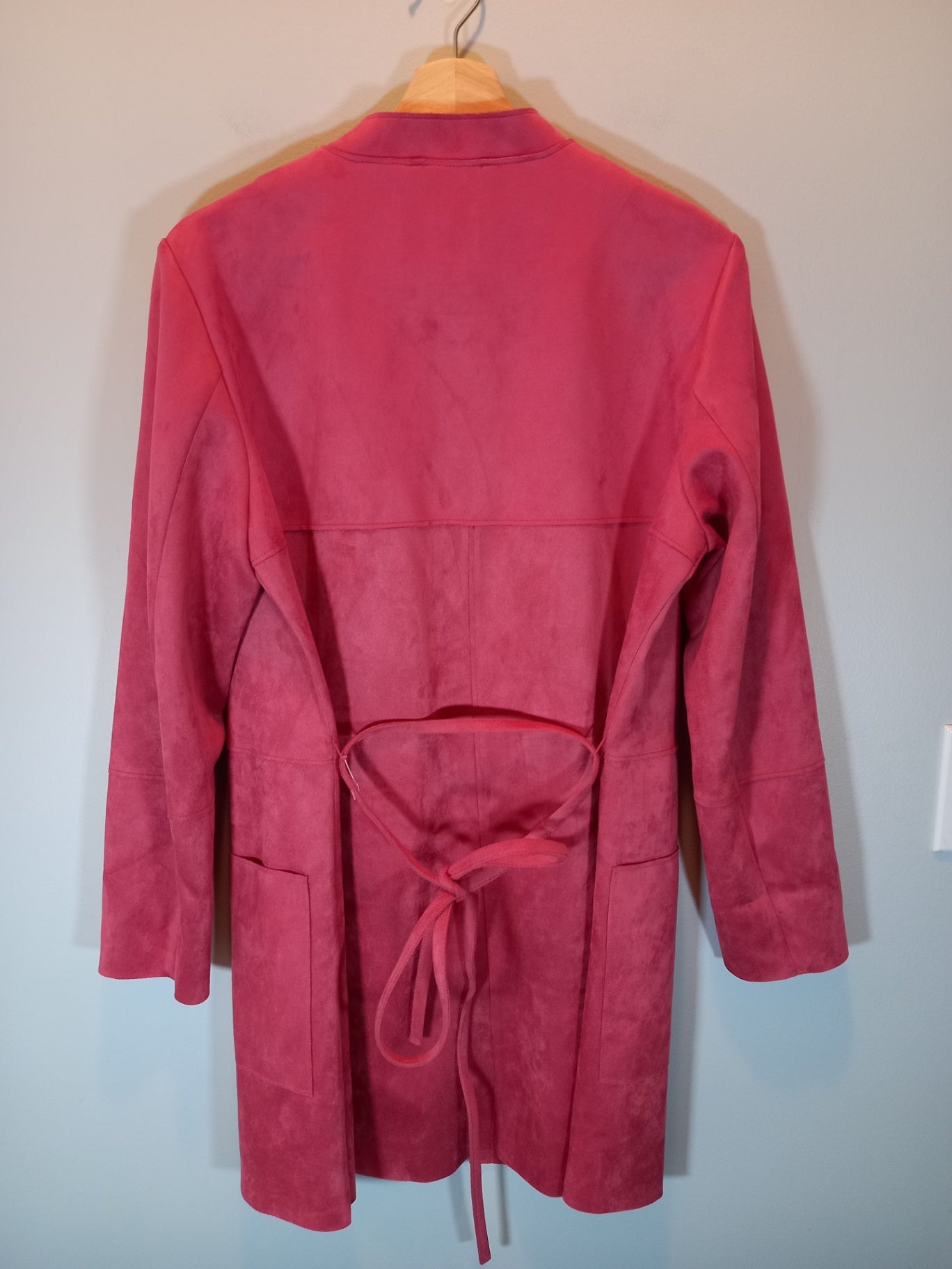 H&M pink suede jacket - SZ 10