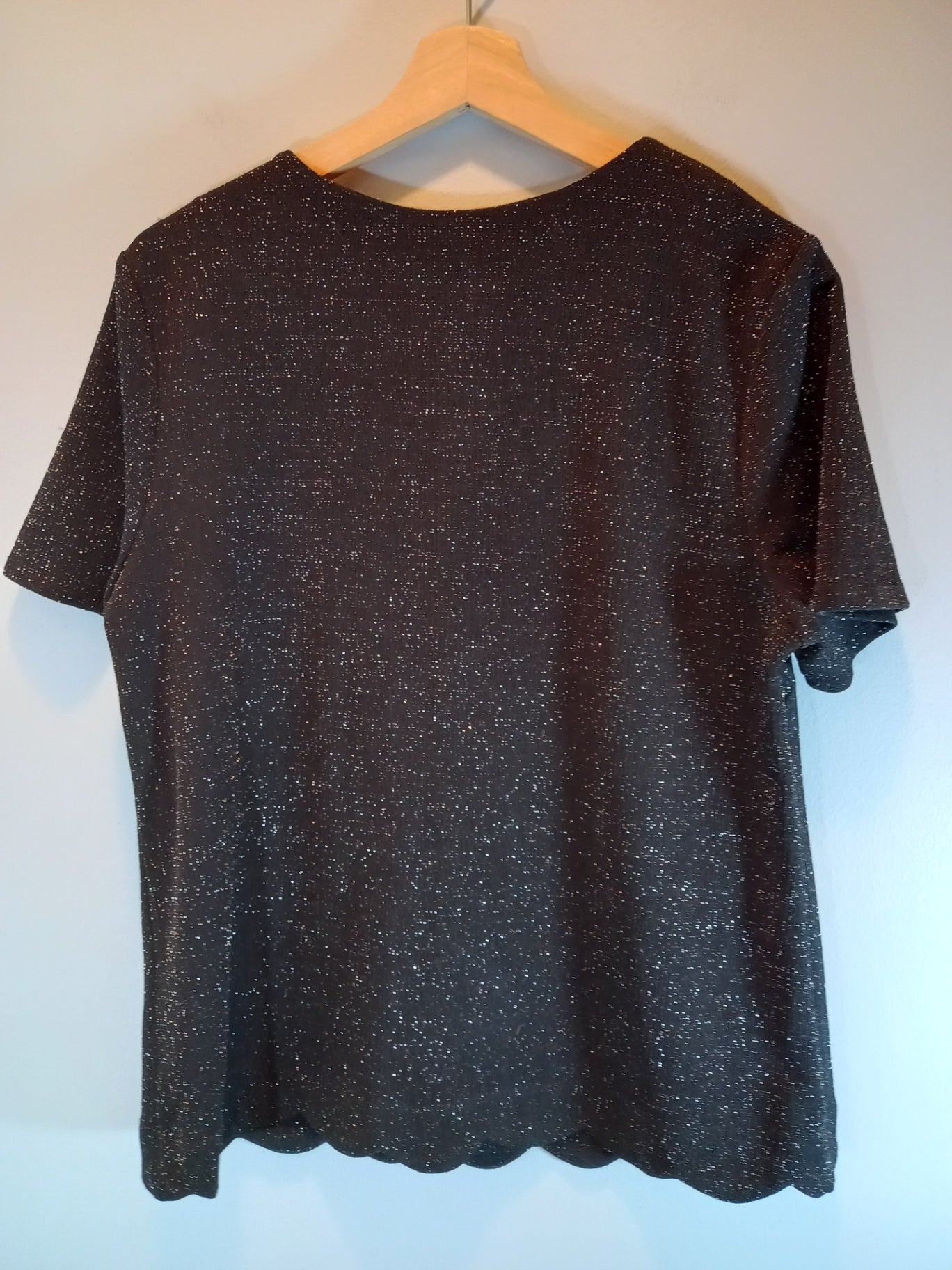 NWT Faith and Joy sparkly blouse - Large